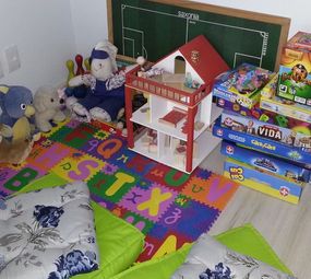 Espaço para o atendimento infantil