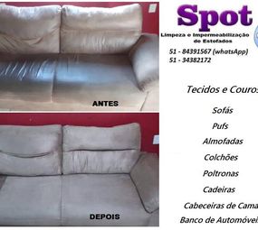 Spot Clean Limpeza e Impermeabilização de Estofados