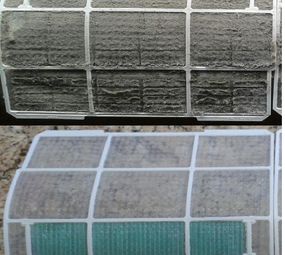 Limpeza do filtro de ar.